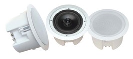 Pyle In-Wall / In-Ceiling 8&#39;&#39; Dual Enclosed Speaker System-250 Watt (Pair) - £126.19 GBP