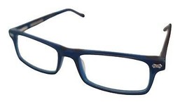 Lucky Mens Ophthalmic Eyeglass Soft Rectangle Jacob Plastic Navy 47mm - £28.67 GBP