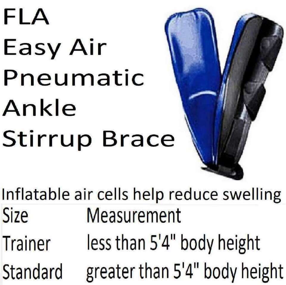 FLA Anatomically Designed Inflatable Pneumatic Ankle Brace Left Foot Sta... - $14.03