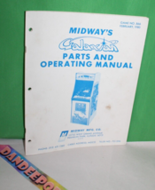 Vintage Video Game Arcade Midway Galaxian February 1980 Manual Book - $29.69