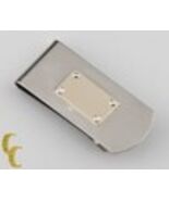 Sterling Silver Money Clip w/ 14k Yellow Gold Plaque - $11,533.79 MXN