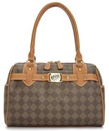 Marc Fisher Check Mate Large Satchel - $44.72 CAD