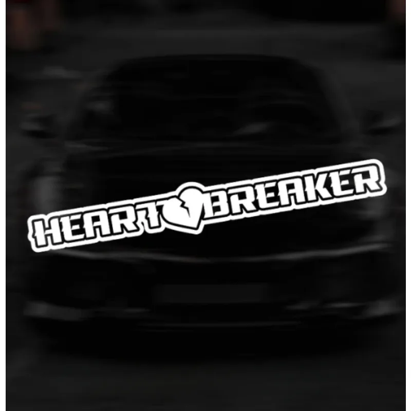 HEART BREAKER Car Stickers for Racing Windshield Door Vinyl Decals Cover Scratch - £98.16 GBP