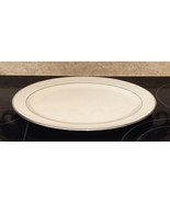 Lenox Montclair Presidential Collection Cream Platinum Rim 13.5x10 Oval ... - $49.99