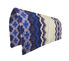 Saddle Blanket Woolen Hand Woven Custom Western  Show Rodeo Ranching Horse - £121.07 GBP
