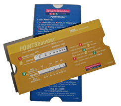 1998 BLUE Weight Watcher WW 123 Success Points Finder + Booster slide Calculator - £31.28 GBP