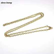 1 Piece About Length 120 CM Width 0.5cm O Type Replacement Metal Purse Chain For - £15.64 GBP