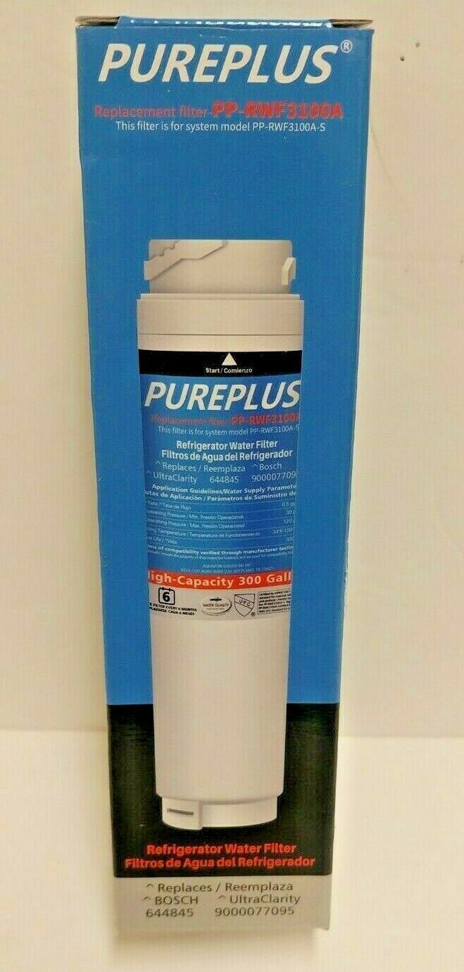 Primary image for PurePlus Refrigerator Water Filter Compatible With Bosch Ultra Clarity 644845