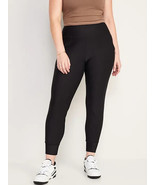Old Navy High Rise PowerSoft 7/8 Joggers Womens L Petite Black NEW - £23.26 GBP