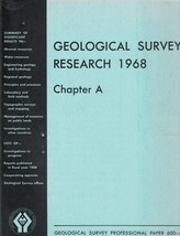 Geological Survey Research 1968, Chapter A - £9.01 GBP