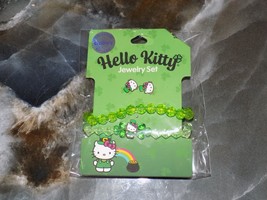 Claire&#39;s Hello Kitty St. Patrick&#39;s Day Jewelry Set Exclusive New - £9.73 GBP