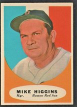 Boston Red Sox Mike Higgins 1961 Topps Baseball Card # 221 Nr Mt - £2.78 GBP