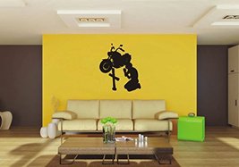 Picniva motorcycle sty9 removable Vinyl Wall Decal Home Dicor - £6.89 GBP