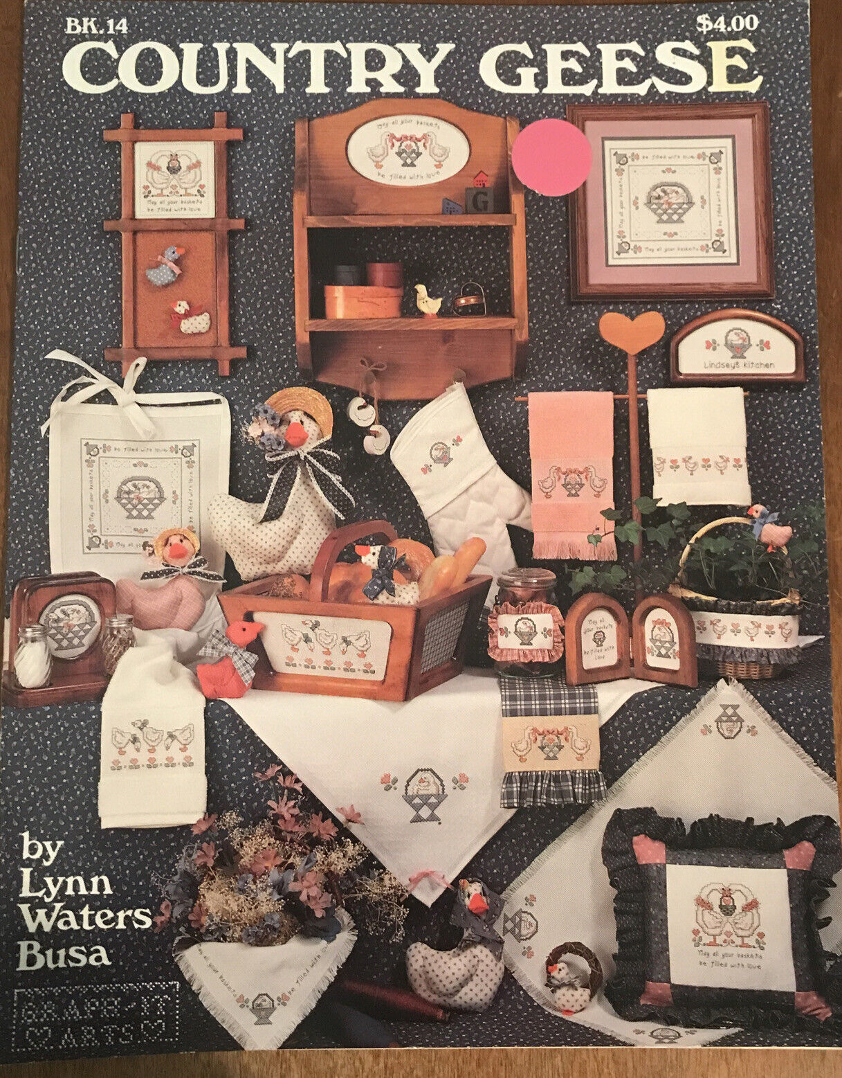 Country Geese Cross Stitch Book 14 By Lynn Waters Busa - $3.00