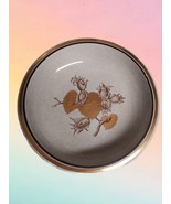 Vintage Royal Copenhagen Porcelain Crackle Craquele Bowl 10” guilt handp... - $68.66 CAD