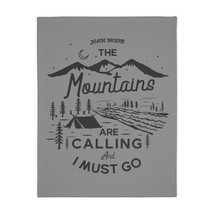 Personalized Mountain Adventure Custom Two-Sided Microfiber Blanket - £32.31 GBP+