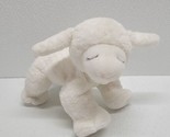 Baby Gund White WINKY the Lamb Sheep 8” Plush Stuffed Toy #5719 - £10.58 GBP
