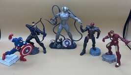 Lot of 5 Playmation Marvel Figures Captain America, Iron Man , Avengers - £14.81 GBP