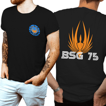 Battlestar Galactica BSG 75 T-shirt, Classic Military Science fiction TV Series - £18.32 GBP+