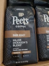 8 Peet&#39;s Coffee Dark Roast Whole Bean Coffee Major Dickason&#39;s 10.5oz (PC1) - £46.01 GBP