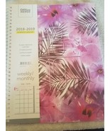 Office Depot 2018-2019 academic Planner weekly/monthly - $12.12 CAD