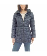 Bernardo Womens Hooded Packable Jacket, ICED COVE, XS  - $54.45