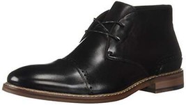 STACY ADAMS Men&#39;s Ashby Cap-Toe Lace-up Chukka Boot color: Black, size: 8M - £70.28 GBP