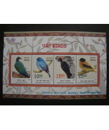 India 2016 MNH - Birds Series 1 - Minisheet - $1.90