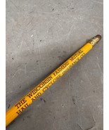 Vintage Farmer&#39;s Mutual Hail Insurance Juneau Wisconsin WI Pencil Advert... - $15.09 CAD