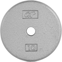 Standard 1-Inch Cast Iron Weight Plates - Singles &amp; Sets 1.25-50 Lbs - $18.59