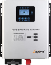 800W Pure Sine Wave Inverter with AC Charger, DC 12V to AC 120V Output,Ups Backu - £223.30 GBP