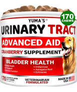 Dog UTI Treatment 170 Treats Cranberry Supplement For Dogs Bladder Contr... - $44.99