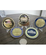 Lot of 5 POTUS Challenge Coins George W &amp; George H W Bush Obama Trump &amp; ... - $122.36 CAD