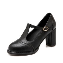 Spring Platform Leather Shoes Women Flats Casual Ox Loafers Thick Bottom Ladies  - £44.25 GBP