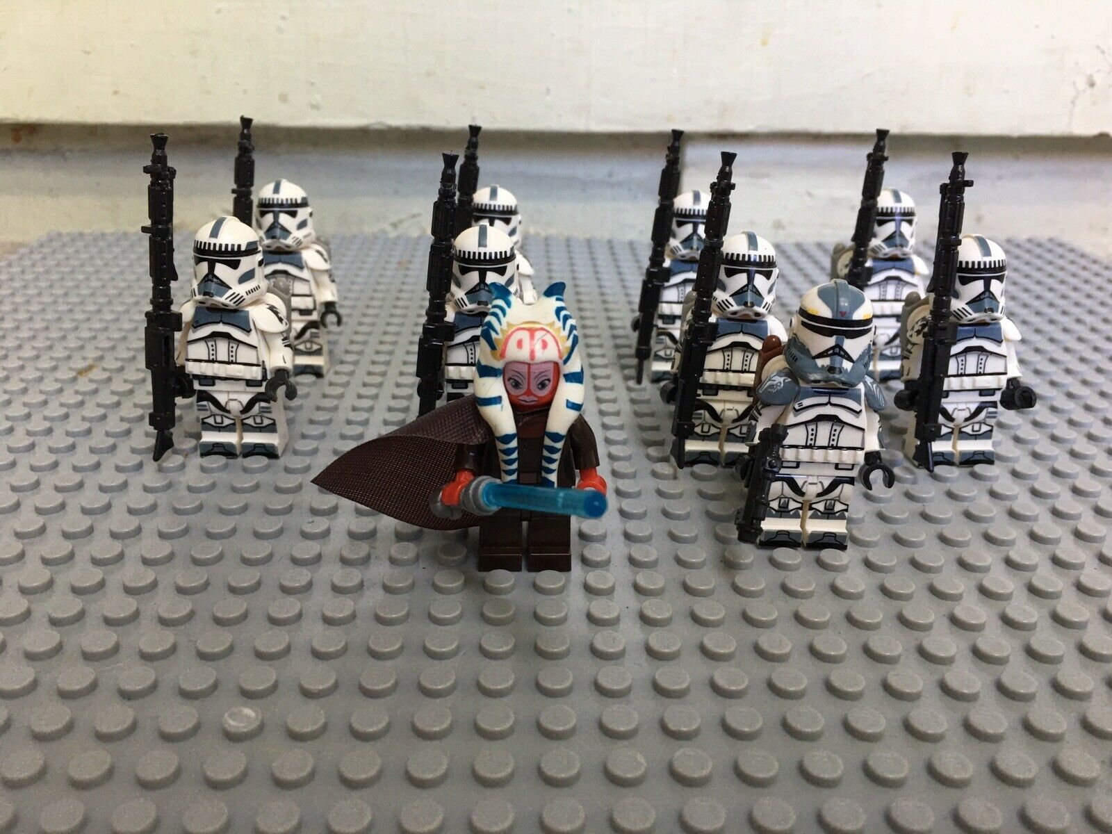 10Pcs Star Wars Shaak Ti Commander Fanon And Kamino Security Guards Minifigures