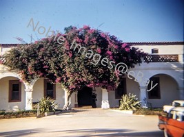 1958 Bouganvilla Mission San Luis Rey Technicolor California Kodachrome Slide - £4.33 GBP