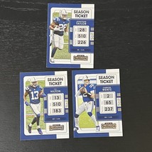 2021 Panini Contenders Football Indianapolis Colts Base Team Set - £1.89 GBP