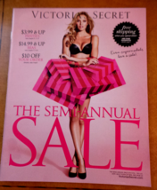 Victoria&#39;s Secret Fashion Catalog Semi Annual Sale 2010 Vol. 1 Top Models NF - £23.43 GBP