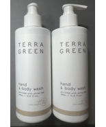 2 Bottles Terra Green HAND &amp; BODY WASH Enriched With White Tea 12.8 oz i... - $53.32 CAD