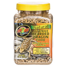 [Pack of 4] Zoo Med Natural Juvenile Bearded Dragon Food 10 oz - £59.54 GBP