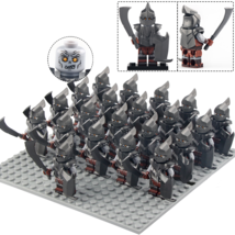 21pcs Azog&#39;s Guldur Orc army Gundabad Orcs The Lord Of The Rings Minifigures Toy - £26.88 GBP