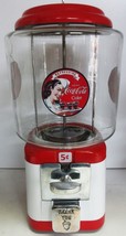 Acorn Nickel Round Gum Dispenser Coca-Cola Theme Circa 1950&#39;s #2 - $395.00