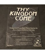 Thy Kingdom Come SpaceCraft Convention Issue No 7 UFO January 1959 UAP - $32.93
