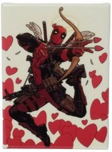 Ata-Boy Marvel Deadpool Cupid 2.5in. x 3.5in. Refrigerator &amp; Lockers Mag... - $2.96