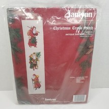 Janlynn Counted Cross Stitch Kit - Antique Santa Bell Pull - 6&quot; x 26&quot; Vintage - £15.46 GBP