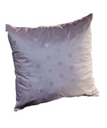 EverGrace Luxury Velvet Throw Pillow Valentine&#39;s Day Pink Heart Print 17... - £44.87 GBP