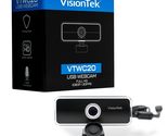VisionTek VTWC40 Premium Autofocus Full HD 1080P 60FPS Webcam, Chromeboo... - $77.69