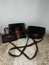 Vintage Dooney Bourke All Weather Black Pebble Leather Crossbody Purses ... - $1,843.08 MXN