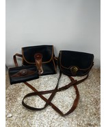 Vintage Dooney Bourke All Weather Black Pebble Leather Crossbody Purses ... - $1,860.82 MXN