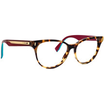 Fendi Eyeglasses FF 0164 VJH Tortoise Rounded Cat Eye Frame Italy 51[]15... - $199.99